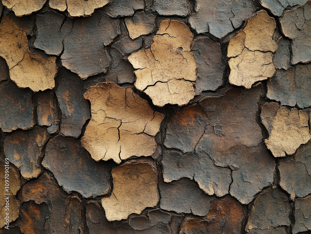 Abstract Texture of Tree Bark, Brown and Gray Tones Abstract Texture of Tree Bark, Brown and Gray Tones