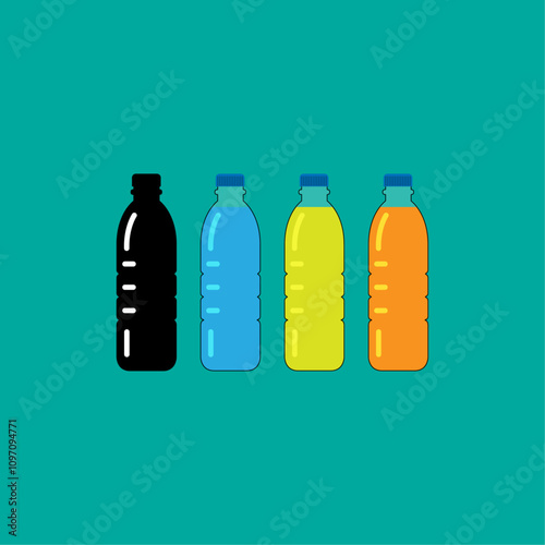 bottle vector design element icon