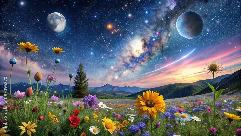 Flowers Wildflowers Space Moon Stars Planets Sun Nature Travel Agency Logo Backgrounds for advertising Texture editor Picture marketing Image business Wallpaper desktop Template art illustration Flowers Wildflowers Space Moon Stars Planets Sun Nature Travel Agency Logo Backgrounds for advertising Texture editor Picture marketing Image business Wallpaper desktop Template art illustration