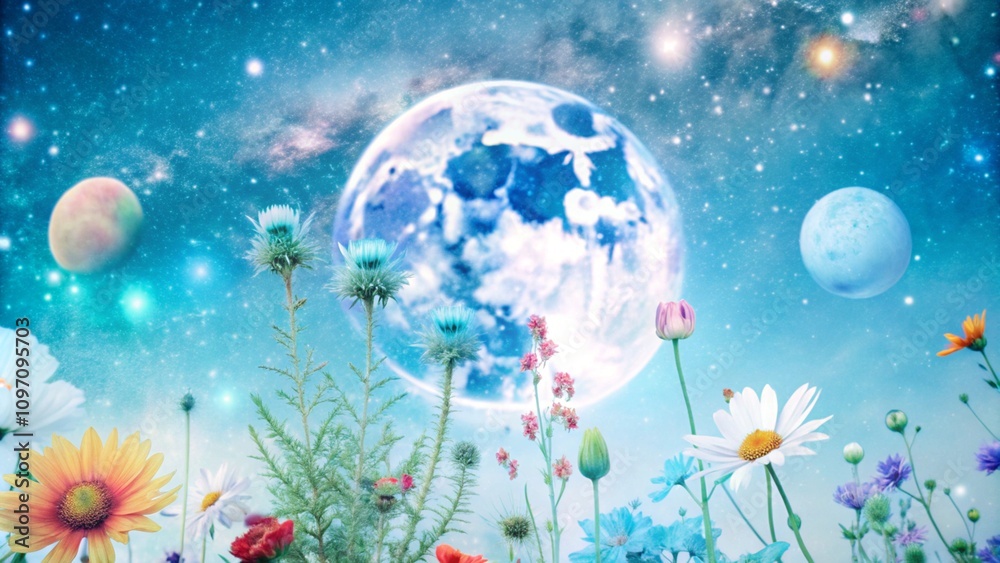 Flowers Wildflowers Space Moon Stars Planets Sun Nature Travel Agency Logo Backgrounds for advertising Texture editor Picture marketing Image business Wallpaper desktop Template art illustration Flowers Wildflowers Space Moon Stars Planets Sun Nature Travel Agency Logo Backgrounds for advertising Texture editor Picture marketing Image business Wallpaper desktop Template art illustration