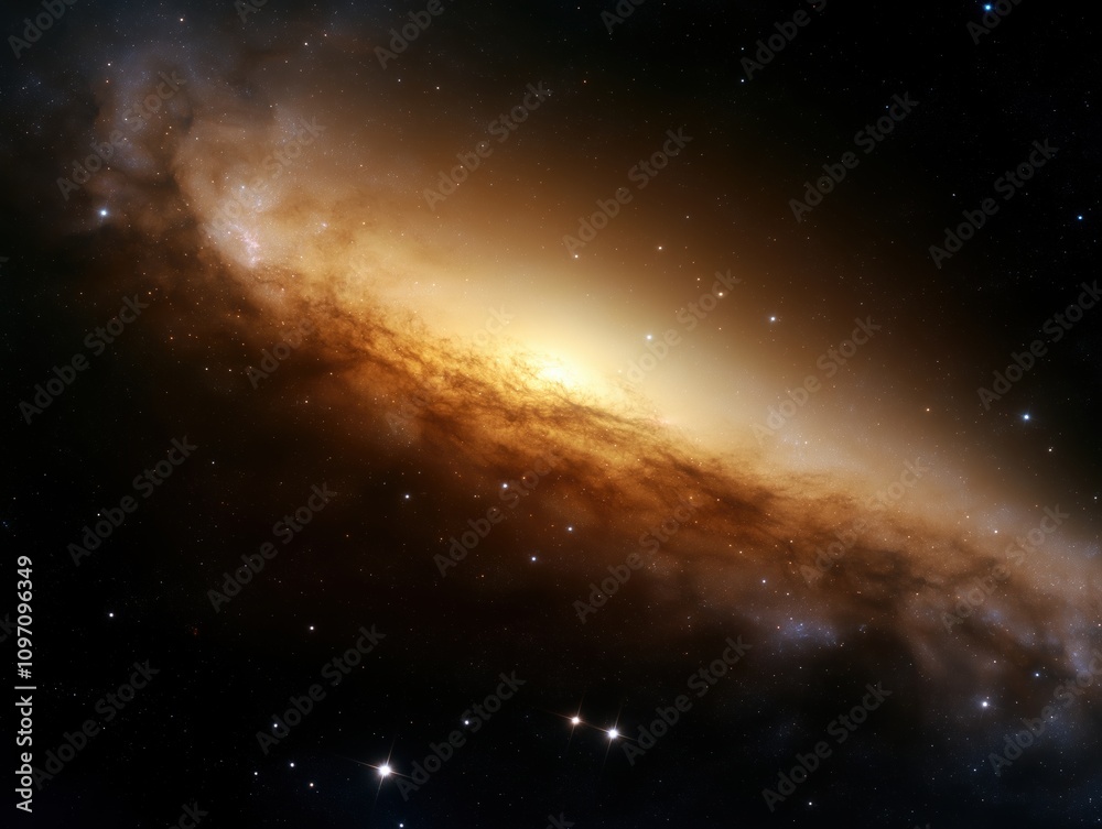 Fototapeta premium Exploring the cosmic wonders of the galaxy space astrophotography universe awe