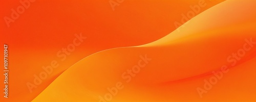 Bright orange wave design creating an energetic and vibrant backdrop for creative projects and modern aesthetics