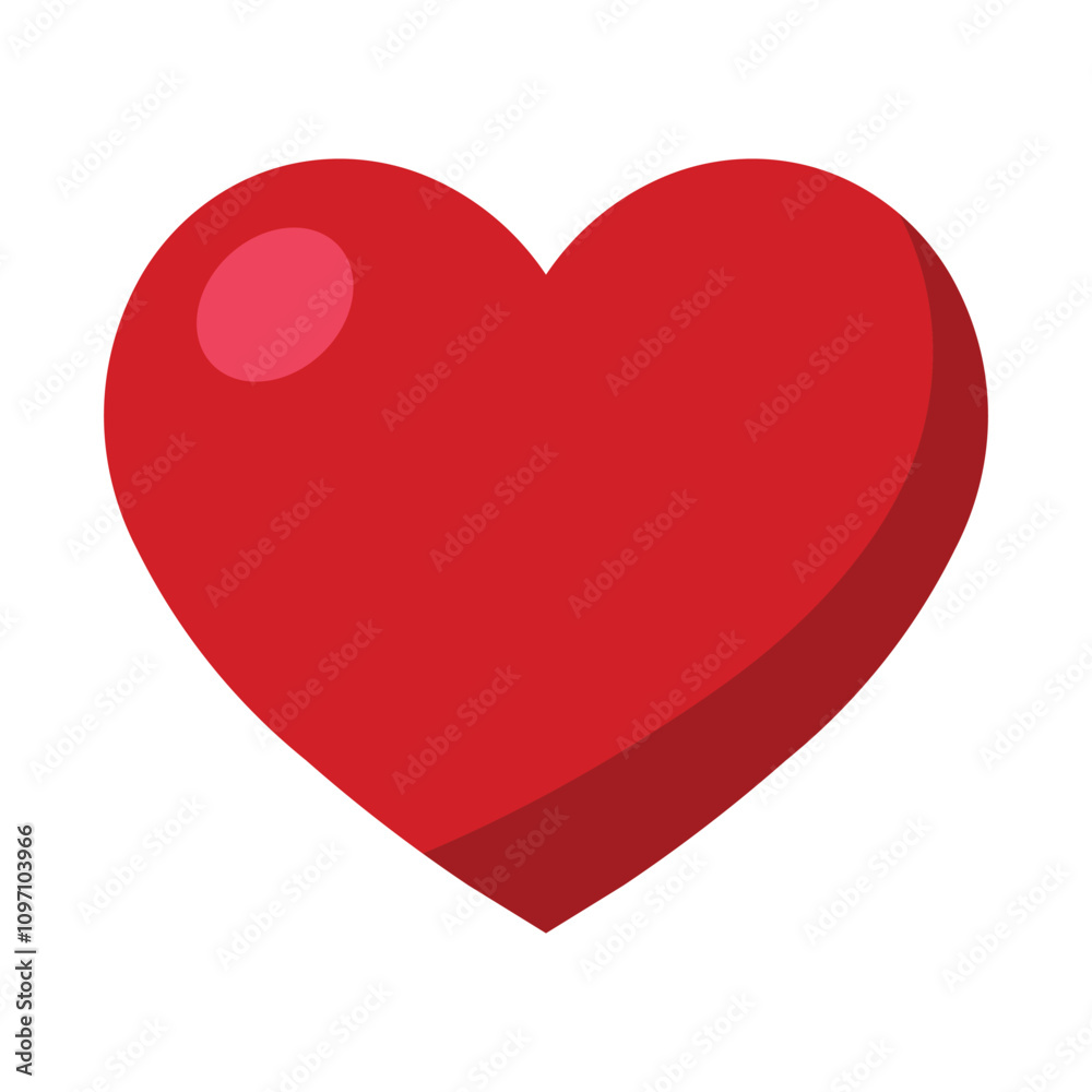 A couple of red hearts love symbol for Valentine's Day A couple of red hearts love symbol for Valentine's Day