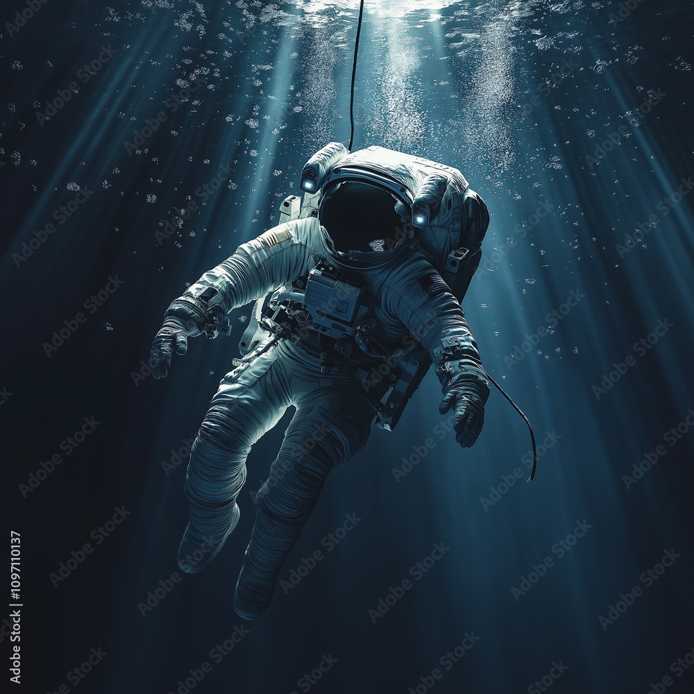 Fototapeta premium Oceanic Spacewalk