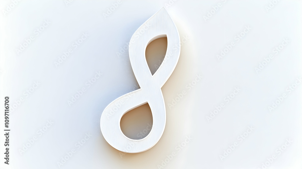 Fototapeta premium Music Note Icon on a White Background.illustration