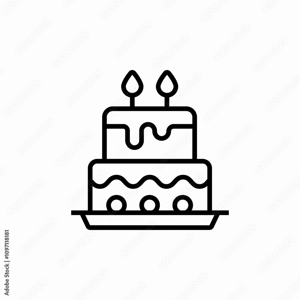wedding cake icon sign vector wedding cake icon sign vector