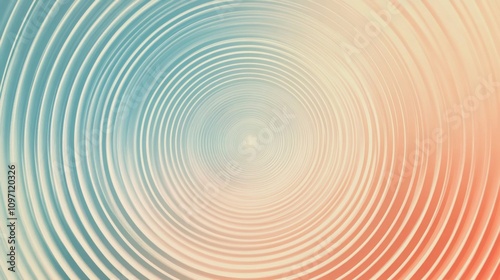 Abstract Spiral: Pastel Color Gradient Background - Swirling Radial Texture