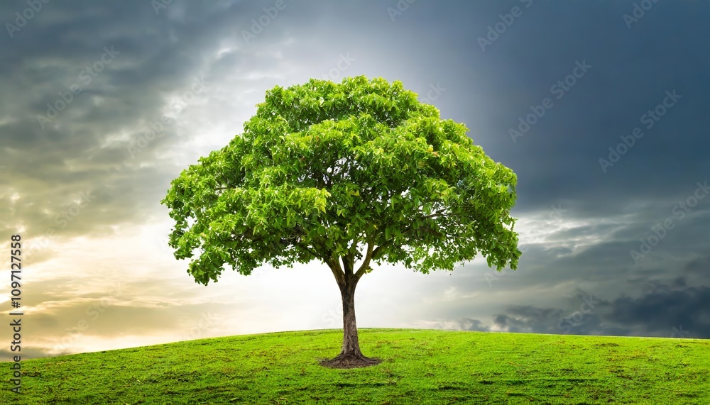 Majestic Green Tree Isolated on White Background, Vibrant Lush Foliage with Detailed Branch Structure, Perfect for Nature Design Projects, Environmental Themes, and Artistic Illustrations Majestic Green Tree Isolated on White Background, Vibrant Lush Foliage with Detailed Branch Structure, Perfect for Nature Design Projects, Environmental Themes, and Artistic Illustrations