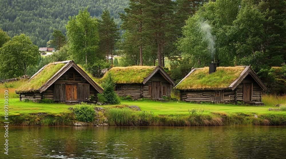 Scenic wooden houses on the banks of a tranquil lake surrounded by nature
Seamless looping 4k time-lapse virtual video animation Generated AI Scenic wooden houses on the banks of a tranquil lake surrounded by nature
Seamless looping 4k time-lapse virtual video animation Generated AI