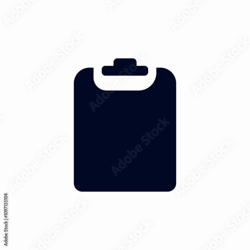 clipboard file icon sign vector
