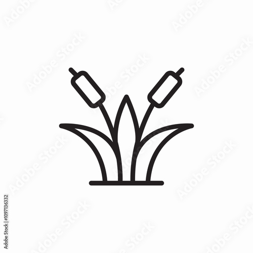 plant nature icon sign vector