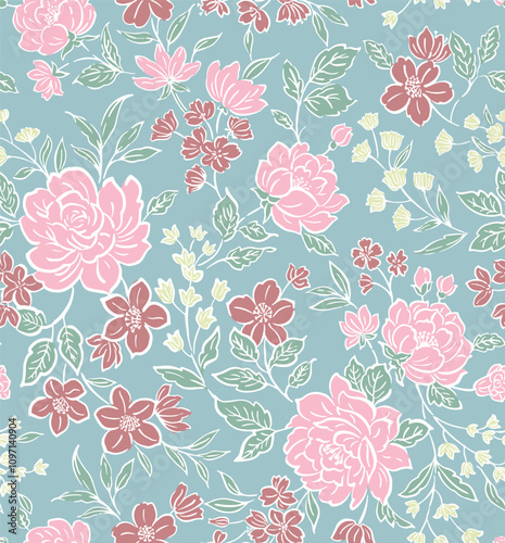 FLORAL 112324_ BLUE