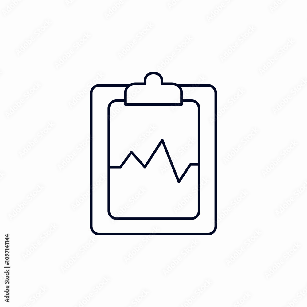 clipboard heart pulse icon sign vector clipboard heart pulse icon sign vector