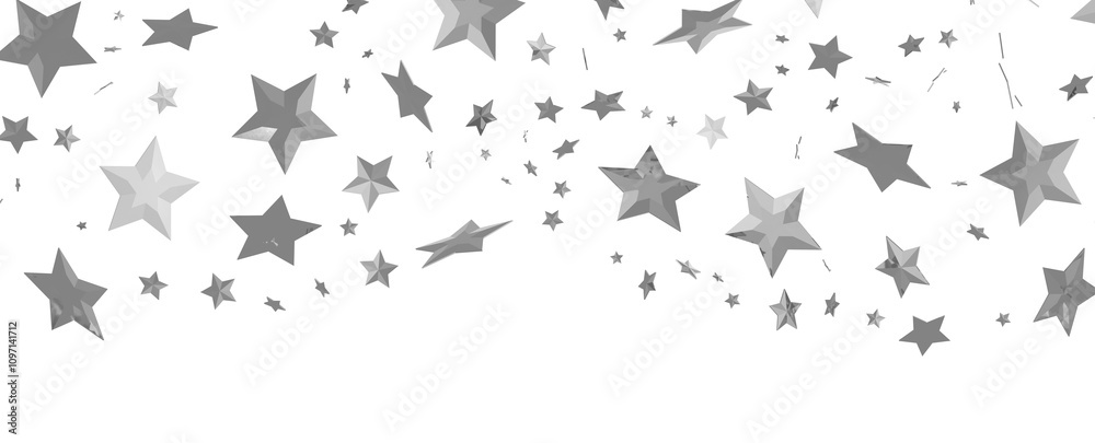 sparkling Christmas confetti falling isolated on white. magic shining flying stars glitter backdrop, sparkle border sparkling Christmas confetti falling isolated on white. magic shining flying stars glitter backdrop, sparkle border