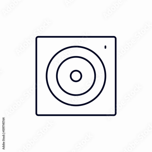 loudspeaker music icon sign vector