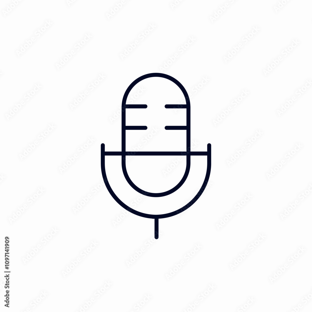 microphone sound icon sign vector microphone sound icon sign vector