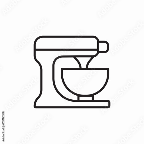 mixer ware icon sign vector