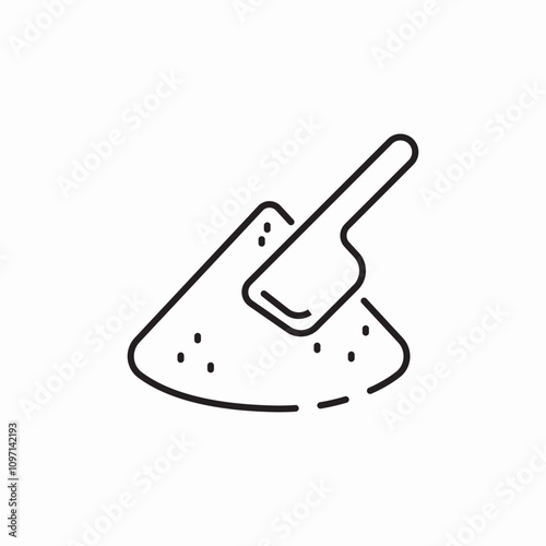 protein powder icon sign vector