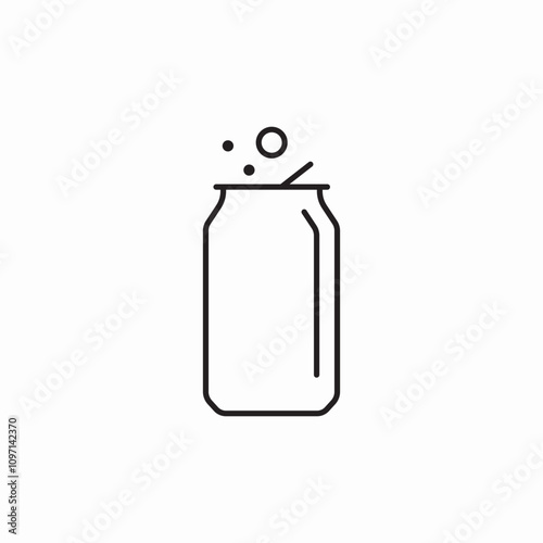 soda can open icon sign vector