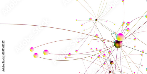 Gene lines and nodes, biolo...