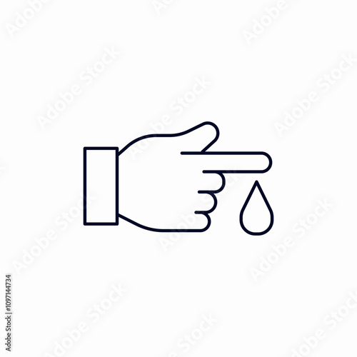 blood samples icon sign vector