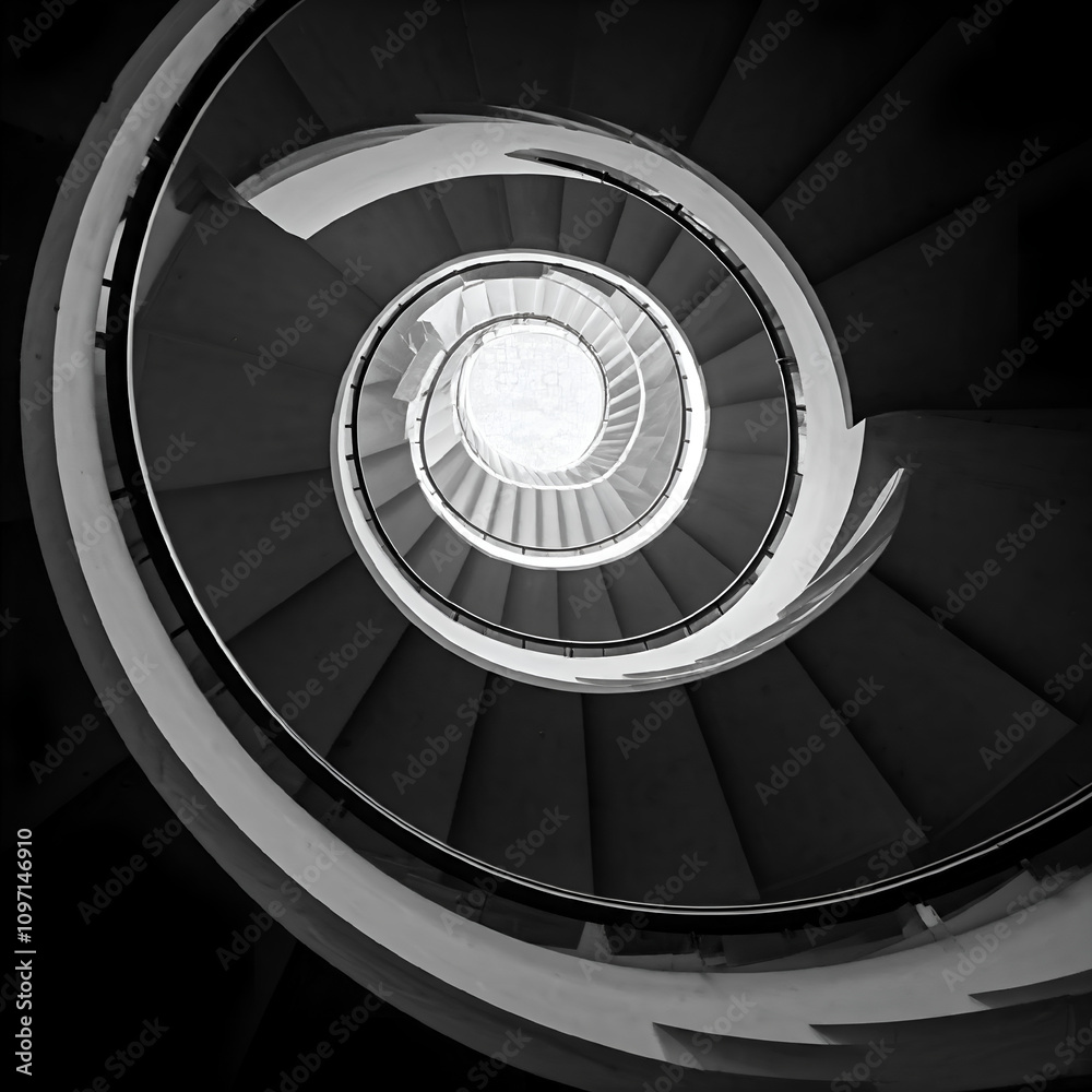 Fototapeta premium spiral staircase 