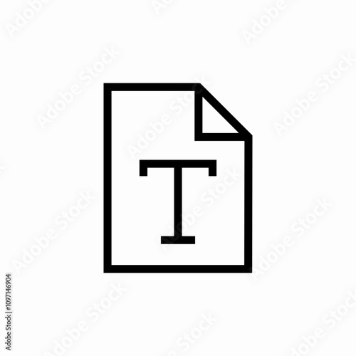 text file icon sign vector