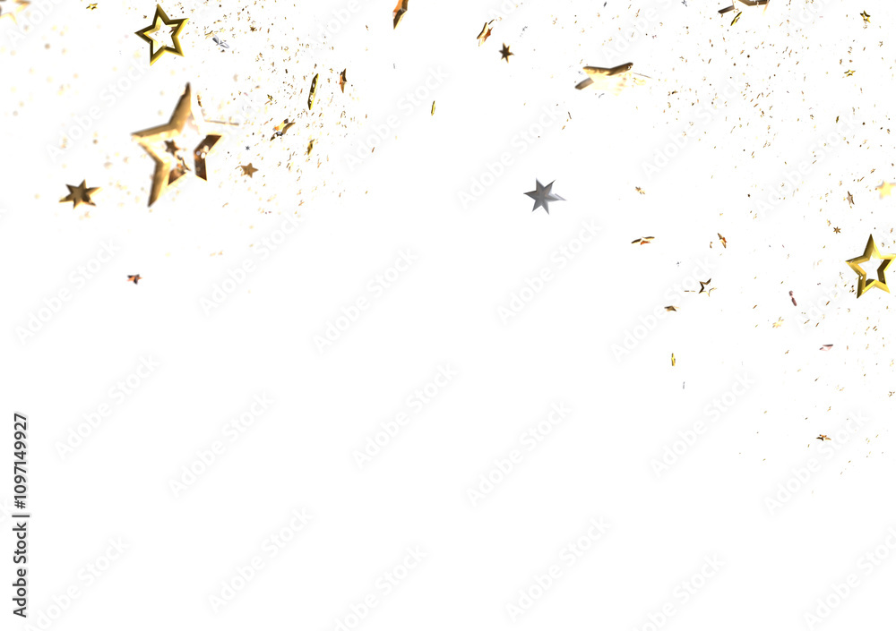 Golden Dreamscapes: Step Into a 3D Rainfall of Gleaming Stars Golden Dreamscapes: Step Into a 3D Rainfall of Gleaming Stars