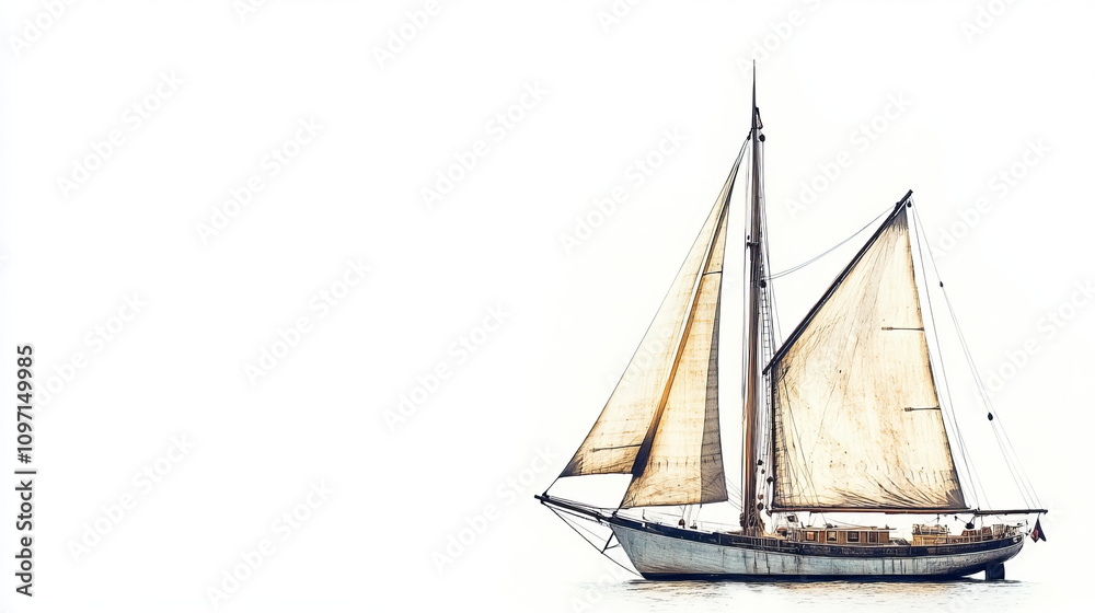 l stock photo Sailboat, Nautical Vessel, Cut Out, White Background, Sail l stock photo Sailboat, Nautical Vessel, Cut Out, White Background, Sail