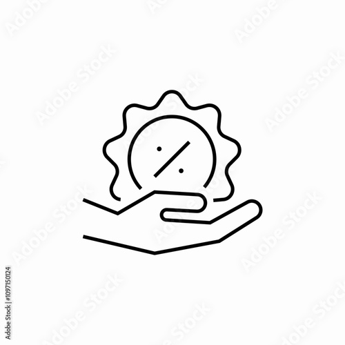 discount offer icon sign vector