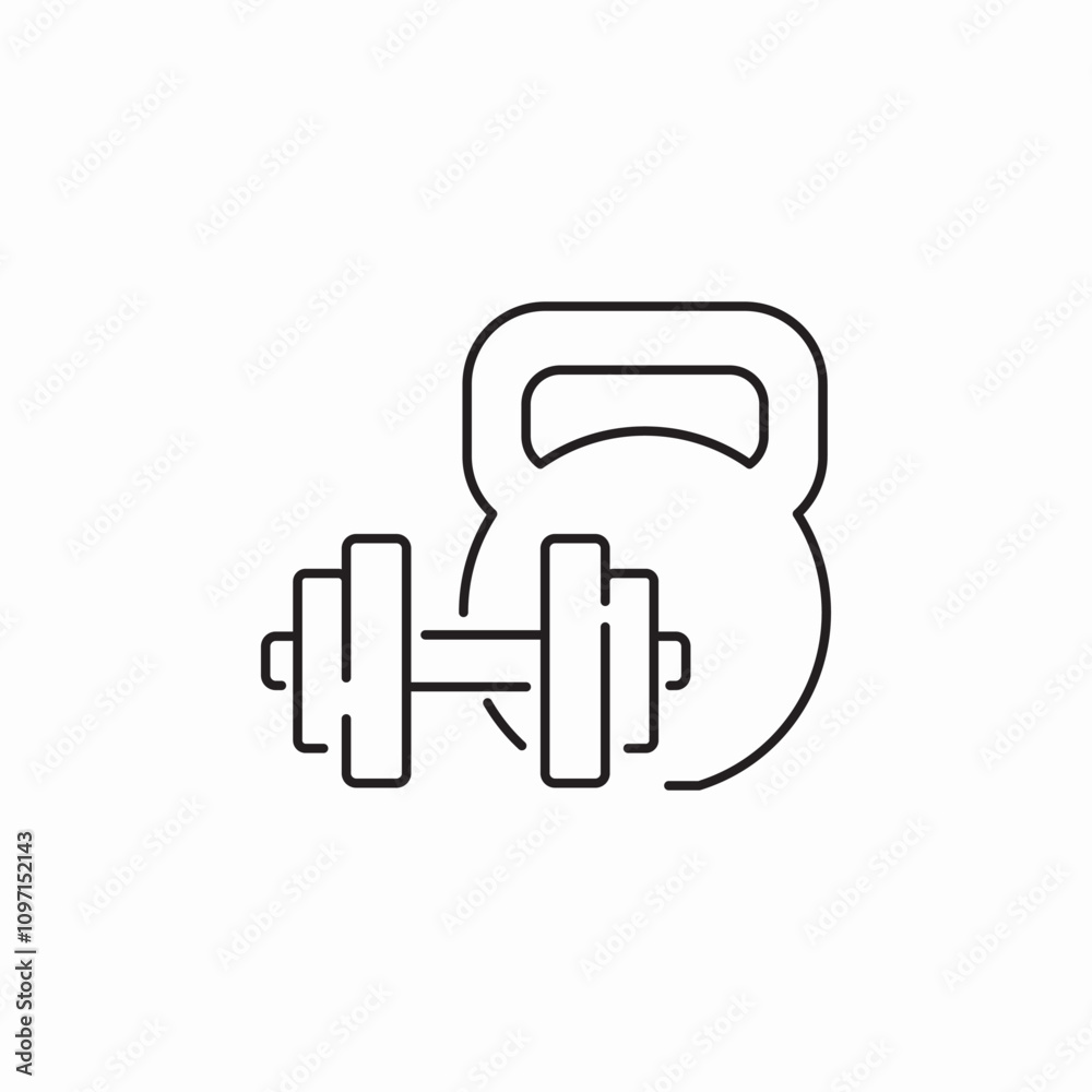 dumbbell sport icon sign vector dumbbell sport icon sign vector
