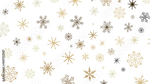 Wallpaper Mural Christmas background design of snowflake and snow falling in the winter 3d illustration Torontodigital.ca