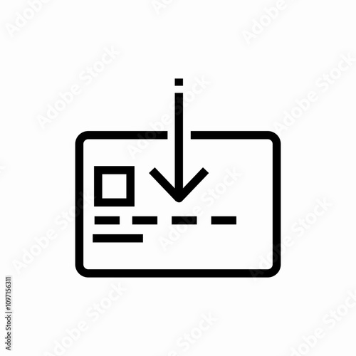 debit credit card icon sign vector