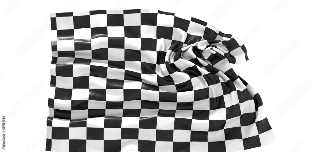 Obraz premium Checkered flag, race flag background