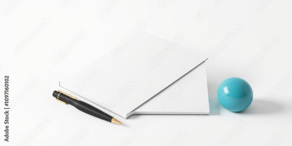 A high-quality isolated book cover mockup featuring a blank book with space for custom design, literature, publication A high-quality isolated book cover mockup featuring a blank book with space for custom design, literature, publication