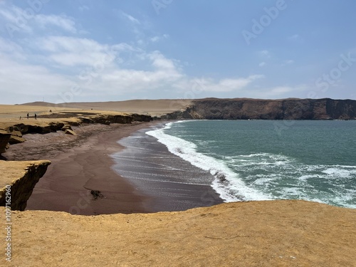 Purple beach Paracas National Reserve photo