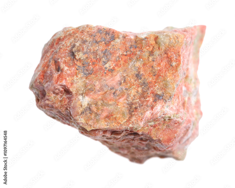 Beautiful granite isolated on white. Natural gemstone Beautiful granite isolated on white. Natural gemstone