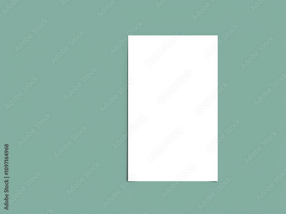 A vertical greeting card mockup template with blank space for customization and branding, mockup, branding, card A vertical greeting card mockup template with blank space for customization and branding, mockup, branding, card