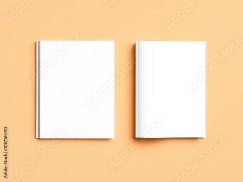 Book cover mockup featuring a blank editable background for easy customization, editable, custom, background