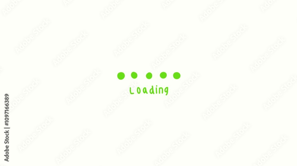 Loading animation handdrawn