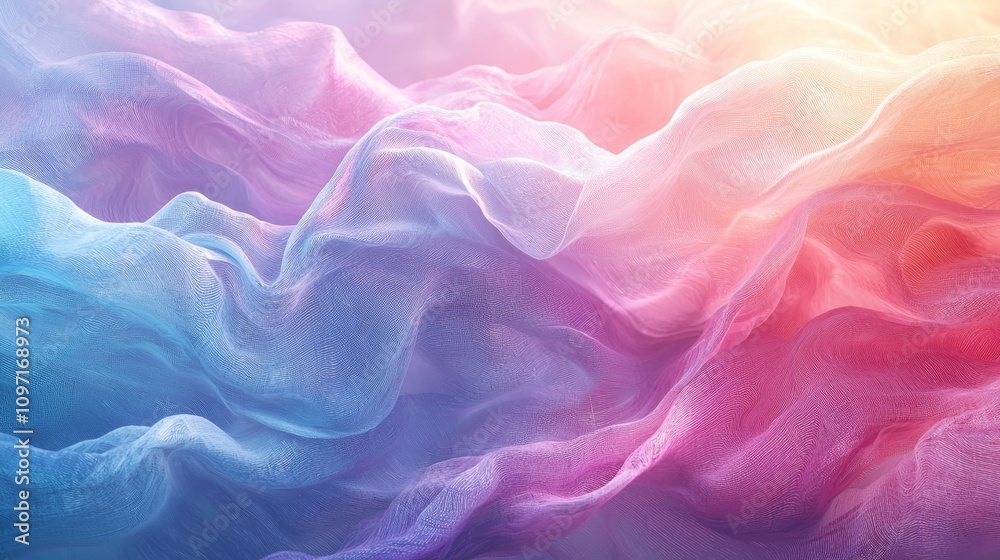 Dynamic flow of colorful fabrics abstract art digital rendering vibrant palette close-up visual experience Dynamic flow of colorful fabrics abstract art digital rendering vibrant palette close-up visual experience