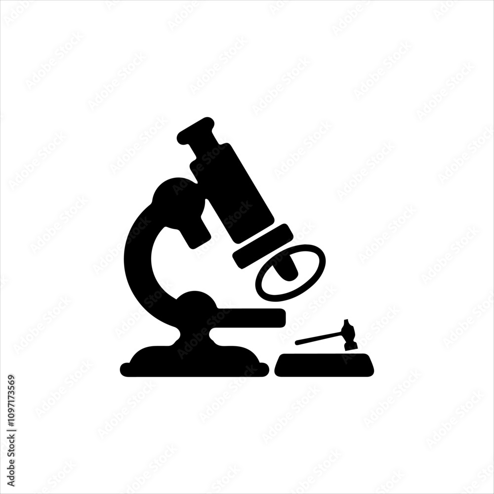microscope vector silhouette high quality image microscope vector silhouette high quality image