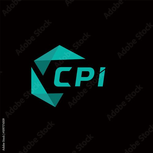 CPI creative minimalist letter logo. CPI unique vector initials alphabet letter logo design