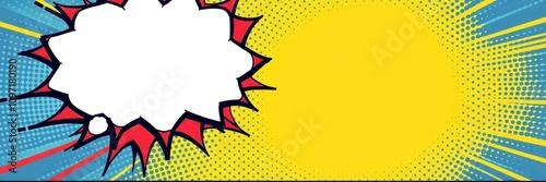 A mockup showcasing a comic book photo effect, perfect for adding a fun and creative touch to your design projects, fun, comic strip, pop art