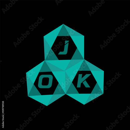 KOK creative minimalist letter logo. KOK unique vector initials alphabet letter logo design