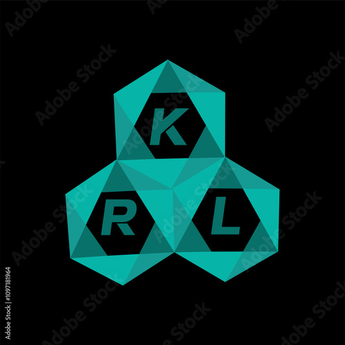 KRL creative minimalist letter logo. KRL unique vector initials alphabet letter logo designKRL creative minimalist letter logo. KRL unique vector initials alphabet letter logo design photo