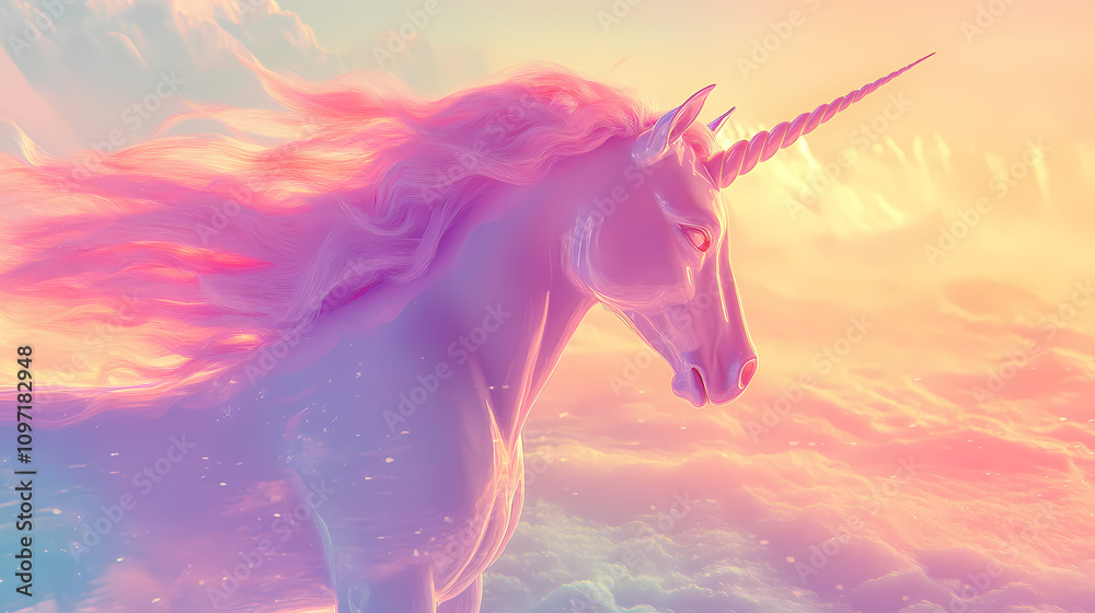majestic porcelain unicorn