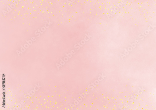 上下キラキラ×和風背景1(薄いピンク)