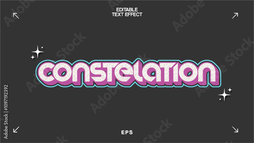Wallpaper Mural Constelation Editable Text Effect Torontodigital.ca
