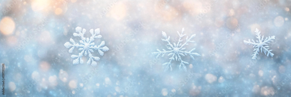 Gentle snowflakes falling in a serene winter scene ideal for seasonal promotions, holiday greetings, or serene backgrounds for wellness events. Gentle snowflakes falling in a serene winter scene ideal for seasonal promotions, holiday greetings, or serene backgrounds for wellness events.